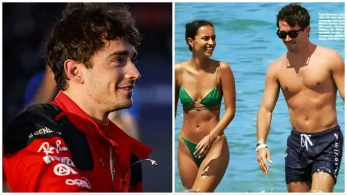 Quem foi a namorada de charles leclerc antes de sua atual namorada
