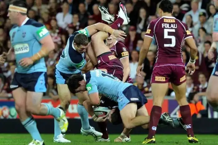 Can you rugby tackle in american football