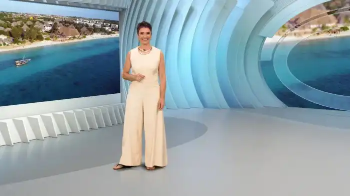 Apresentador globo novo papel inspirador público