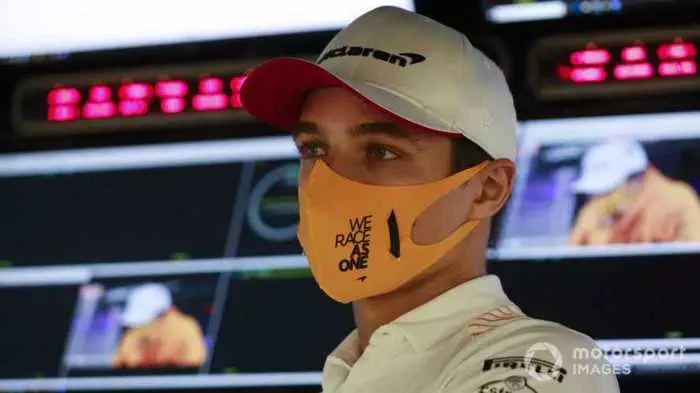 Impacto mídia social no desempenho Lando Norris