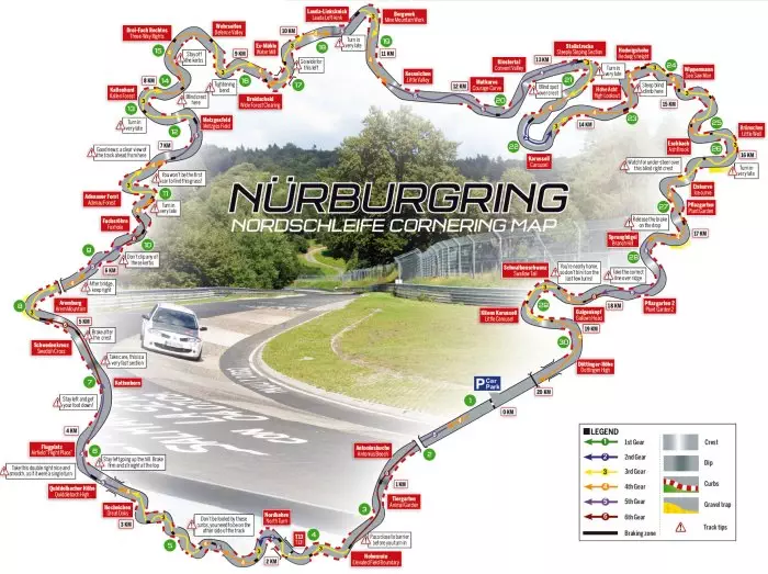 Nurburgring strecke circuit circuiti circuito nuerburgring nürburgring pianta Verstappen justificativa nome falso testes Nürburgring
