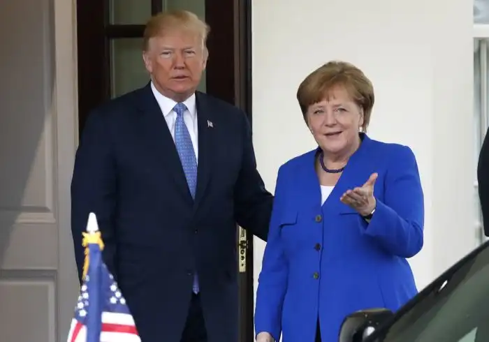 PHOTOS: Trump welcomes German Chancellor Angela Merkel to the White ... PHOTOS: Trump welcomes German Chancellor Angela Merkel to the White ...