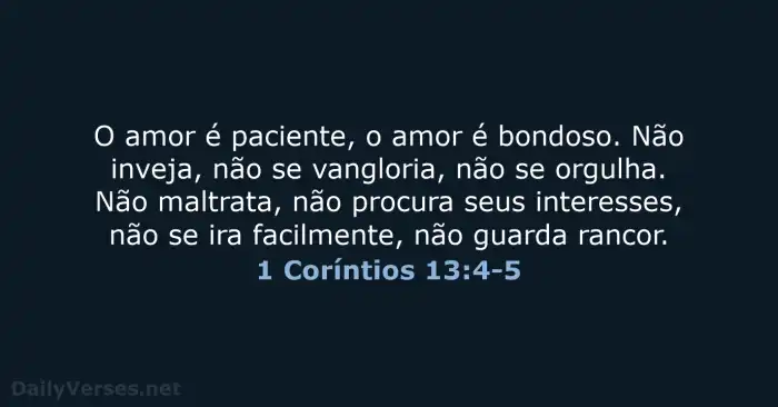 111 Versículos da Bíblia sobre o Amor - NVI - DailyVerses.net Corintios O Amor É Paciente