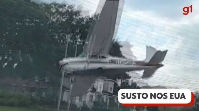 Vídeo registra queda de avião em uma avenida da Flórida | Mundo | G1 Acidente De Avião Hoje