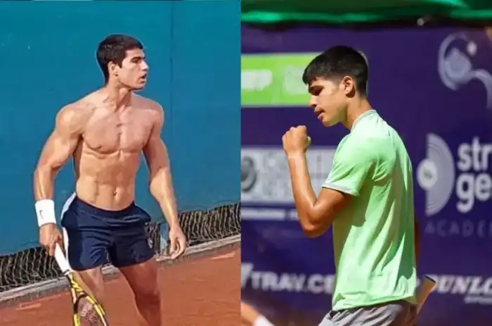 La transformación corporal de Carlos Alcaraz