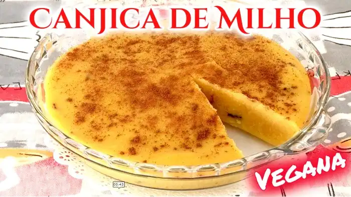 CANJICA DE MILHO VERDE VEGANA COM LEITE DE COCO VEGETARIANA SEM LACTOSE Canjica Sem Açúcar