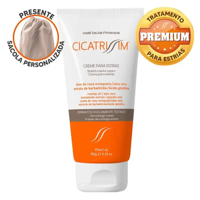 Creme Para Estrias Cicatrissim - Para Reduzir Estrias Vermelhas e ... Creme Rosa Para Estrias