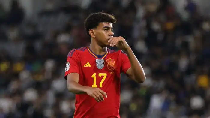 Wonderkid Lamine Yamal scores for Spain again as Cristiano Ronaldo nets ... 'Let him grow' - Ronaldo and Yamal to meet on Sunday