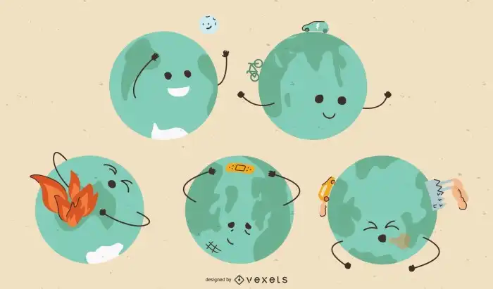 Desenho Do Planeta Terra