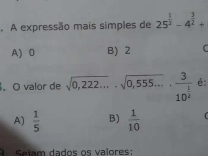Qual o valor da seguinte expressão - Brainly.com.br Assinale A Alternativa Que Representa Corretamente O Valor Da Seguinte Expressão