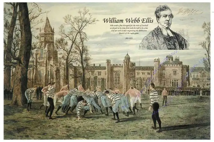 Which country invented rugby football?