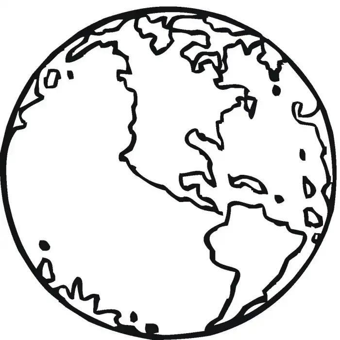 Planeta Terra Para Colorir - BRUNIV Planeta Terra Para Colorir - BRUNIV