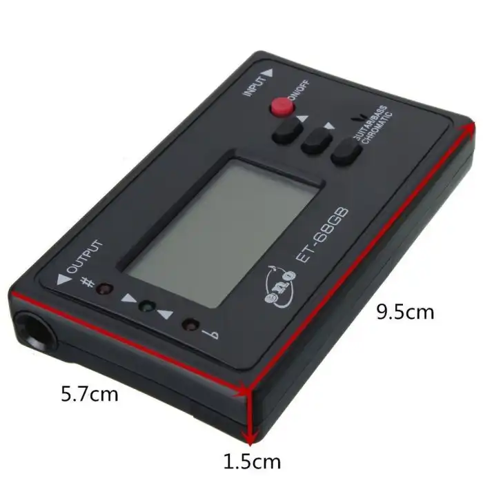 Afinador digital cromatico para guitarra e Baixo - Loja HMCustom Afinador digital cromatico para guitarra e Baixo - Loja HMCustom