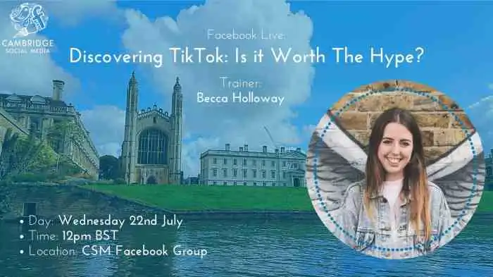 TikTok for Business, worth the hype? - Cambridge Social Media TikTok for Business, worth the hype? - Cambridge Social Media