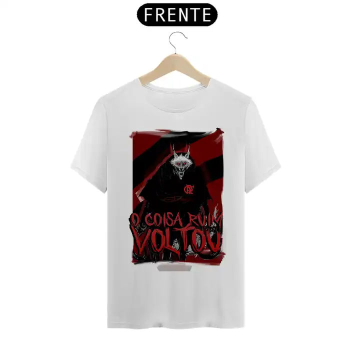 T-Shirt Quality Camiseta Coisa Ruim Voltou em Estonques O Coisa Ruim Voltou