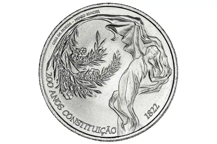 BC lança moeda comemorativa dos 200 anos da primeira Constituição do ... Ano Da Primeira Constituição Do Brasil