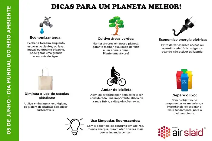 Meio ambiente: Confira 7 dicas de preservação – Grupo Air Slaid O Que Devemos Fazer Para Cuidar E Preservar A Terra