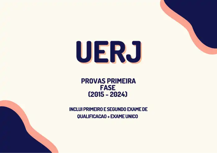 Provas UERJ primeira fase (2015 - 2024) + gabarito, 10 anos de prov... Provas UERJ primeira fase (2015 - 2024) + gabarito, 10 anos de prov...