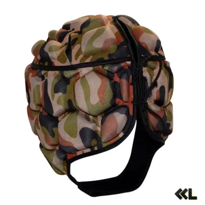 What is a rugby helmet called?
