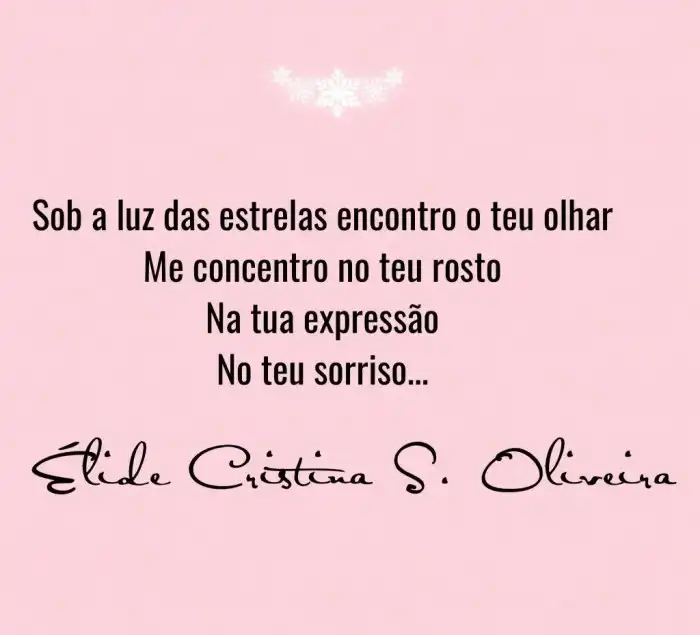 Sob a luz das estrelas - O ressignificar Sob a luz das estrelas - O ressignificar