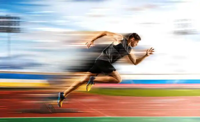Are rugby players faster than football players?