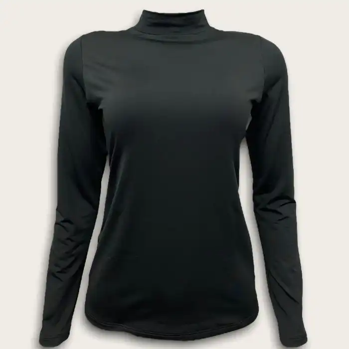 Blusa Térmica Unissex Gola Alta para o Frio - Preto - LaPiccola Blusa Termica Feminina