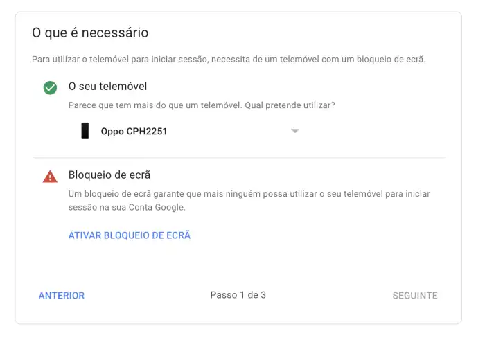 Use alternativas à autenticação de dois factores Erro Inesperado Ao Tratar O Pedido De Autenticação Ao Provedor De Identidade
