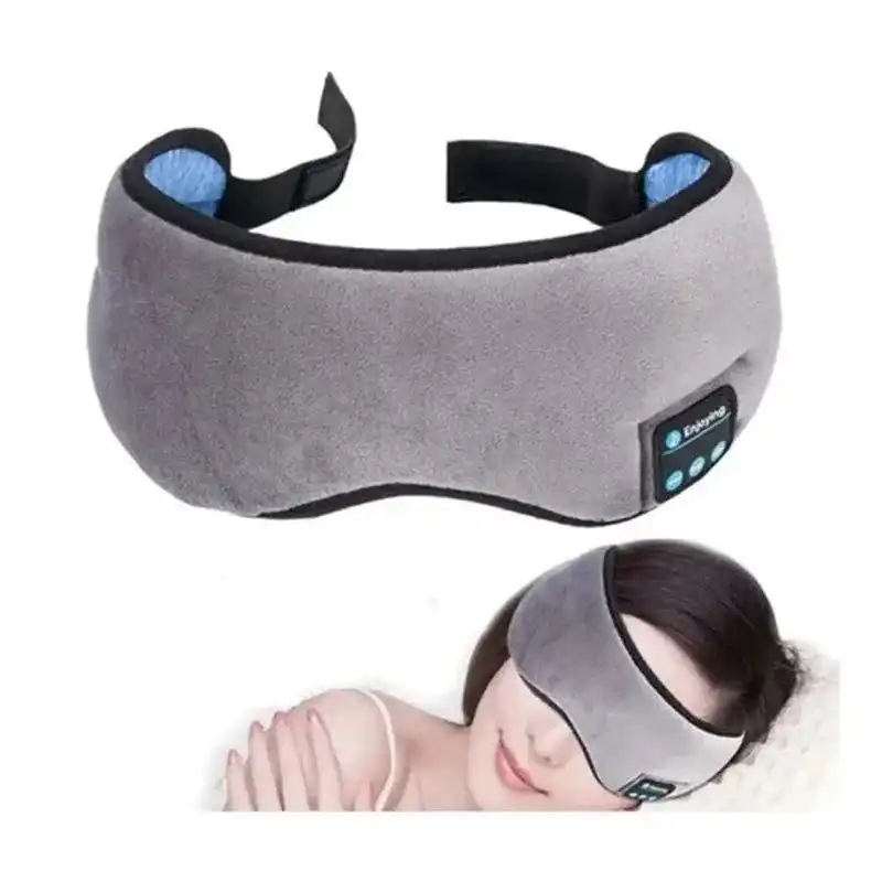 Tapa Olho Máscara Dormir Fone Ouvido Bluetooth Confortável..Som estéreo ... Tapa Ouvido Para Dormir