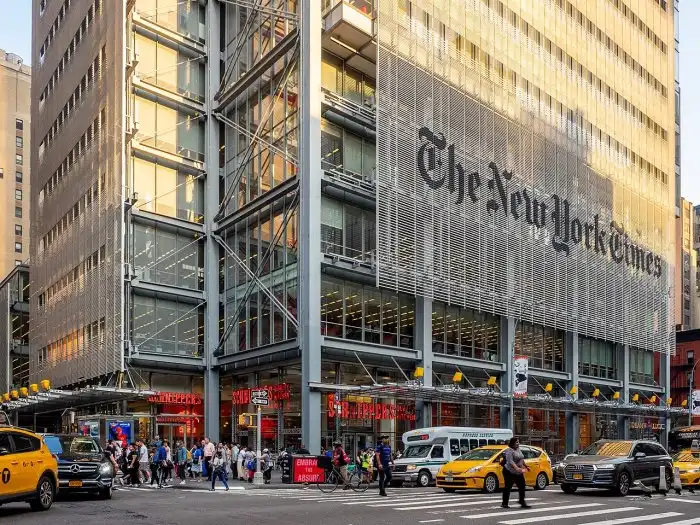 New York Times sues Microsoft over AI chatbots New York Times