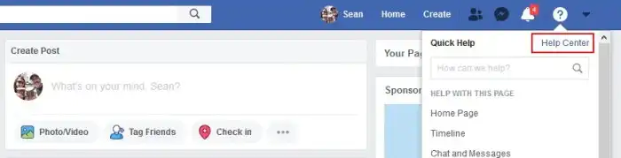 How Do I Contact Facebook Support When I Need Help? - SocMedSean ... Facebook Help Center