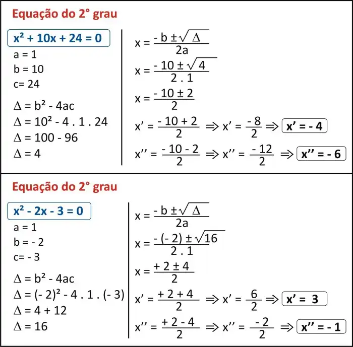 Quais Das Equações Abaixo São Do 2o Grau - LIBRAIN Resolva O Sistema De Equações Abaixo E Assinale A Alternativa Que Apresenta A Solução Correta Para Ele.
