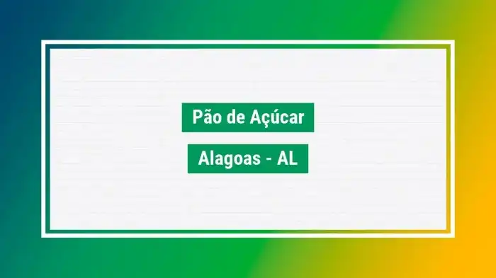 Pão de açúcar cep veja pão de açúcar em AL bairros cidade Pão De Açúcar Alagoas