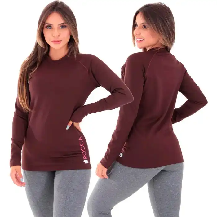 BLUSA SEGUNDA PELE TÉRMICA PELUCIADA FORRADA OUTONO/INVERNO ROCCA ... BLUSA SEGUNDA PELE TÉRMICA PELUCIADA FORRADA OUTONO/INVERNO ROCCA ...