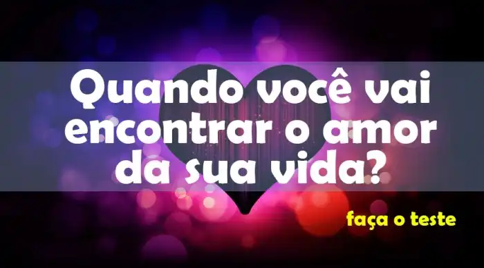 Um dia o AMOR vai te encontrar, Eu prometo - Me Apaixonei Quando Eu Encontrar Um Amor Pra Mim
