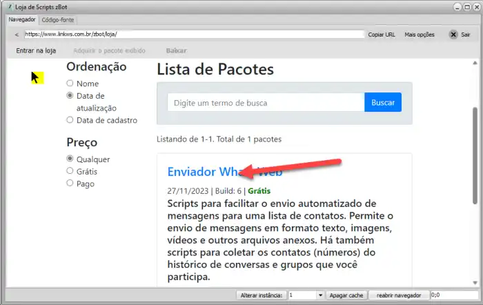 Como baixar scripts do zBot Zyonbot Com Br