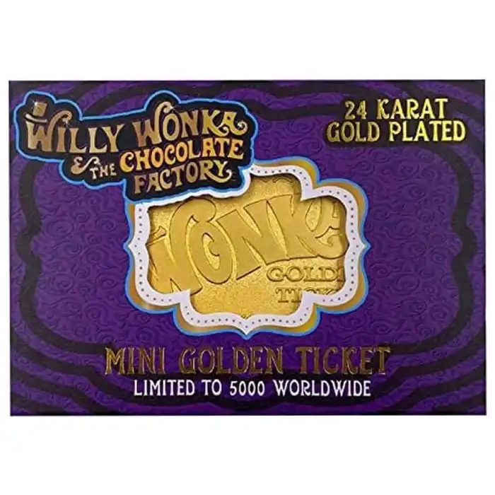 Fanattik Bilhete Dourado E O Lingote Da Fábrica De Chocolate Willy ...