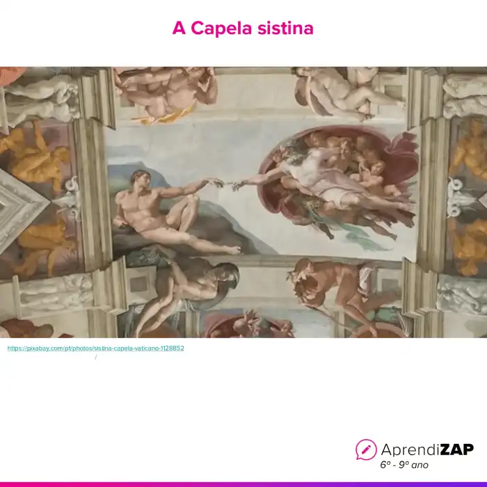 Todos os afrescos do teto da Capela Sistina são obras de Michelangelo e ... Todos os afrescos do teto da Capela Sistina são obras de Michelangelo e ...