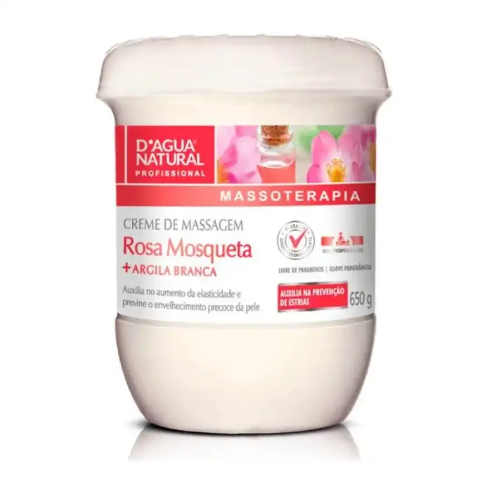 Creme Anti Estrias C/ Argila Branca e Rosa Mosqueta - Pura Estética - A ... Creme Rosa Para Estrias