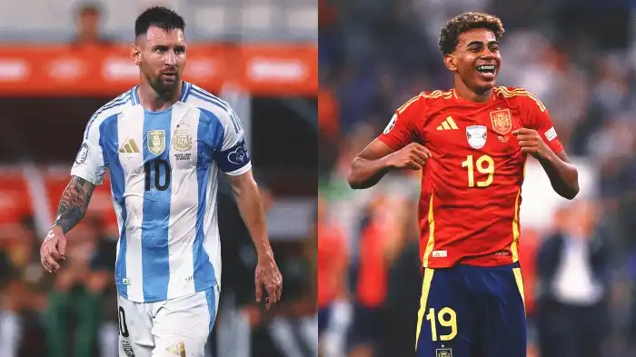 Las fotos de Lamine Yamal con Messi como bebé se vuelven virales ... Las fotos de Lamine Yamal con Messi como bebé se vuelven virales ...