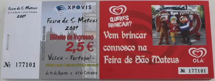 Bilhete de Ingresso [FSM 2009]