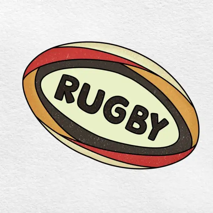 Drawing Of A Rugby Player Drawing Of A Rugby Player
