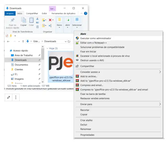 Erro ao acessar o PJE do Tribunal: PjeOffice está indisponível ou não ... Pje Office Download