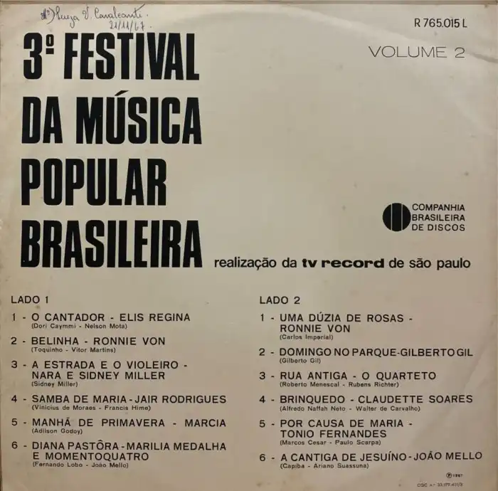 III Festival da Música Popular Brasileira - Volume 2 (1967 ... III Festival da Música Popular Brasileira - Volume 2 (1967 ...
