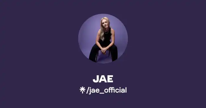 JAE | Instagram, Facebook, TikTok | Linktree Jae