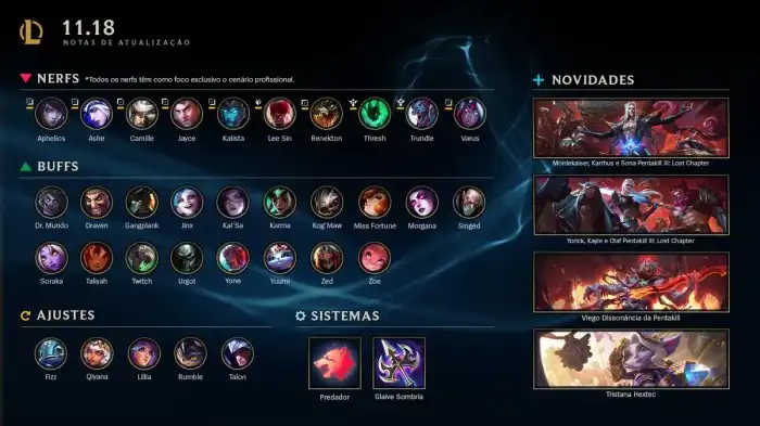 LOL: patch notes 12.6 traz ajustes em 8 campeões e novas skins | lol | ge LOL: patch notes 12.6 traz ajustes em 8 campeões e novas skins | lol | ge