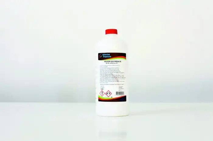 SOLUÇÃO SULFUROSA 6% - Iguarias Tropicais® SOLUÇÃO SULFUROSA 6% - Iguarias Tropicais®