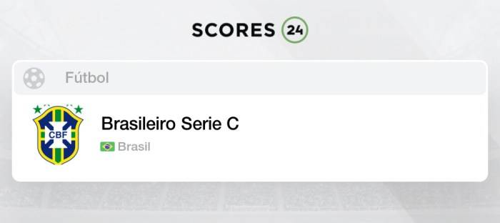 Brasileiro Serie C Próximos Partidos, Calendario y Resultados para hoy ... Brasileiro Serie C Próximos Partidos, Calendario y Resultados para hoy ...
