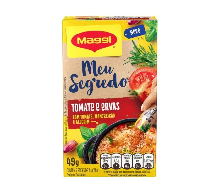 MEU SEGREDO TOMATE E ERVAS MAGGI 49G MEU SEGREDO TOMATE E ERVAS MAGGI 49G