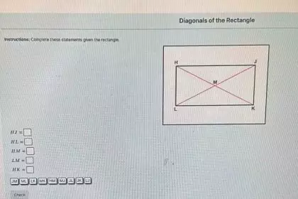 Como calcular a diagonal de um retângulo sem usar calculadora?