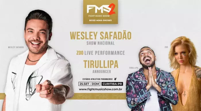 Horários de shows de música de luta no Brasil